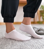 Bawełniane stopki damskie  Steven 002 gładkie