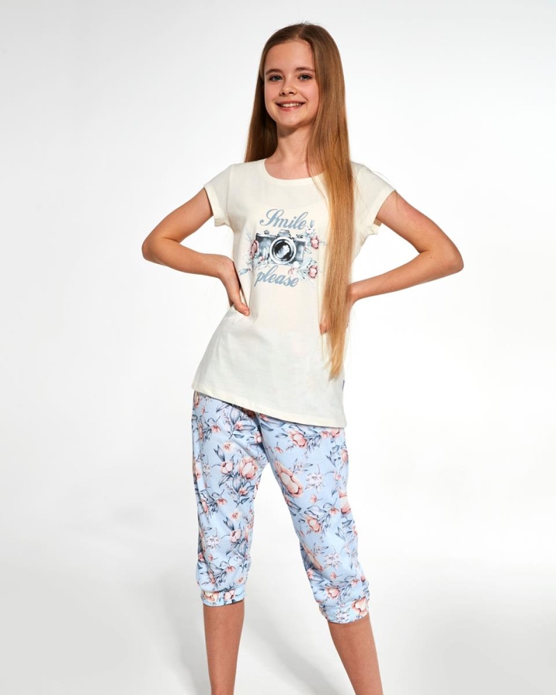 Piżama dziewczęca  w aparaty Cornette 570/95 Smile.jpg