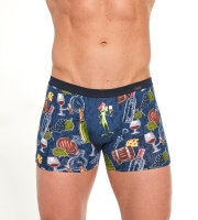 Cornette bokserki śmieszne męskie Cornette Tattoo 280/211 Red wine.jpg