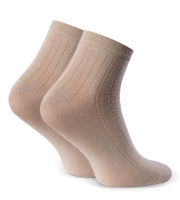 Skarpety gładkie krótkie męskie Steven Sport 054-274 beż