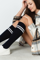 podkolanówki czarne w białe paski steven072-003-2.jpg