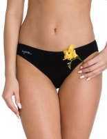 Figi damskie KEY LPR-010 mini bikini czarne 2 pack