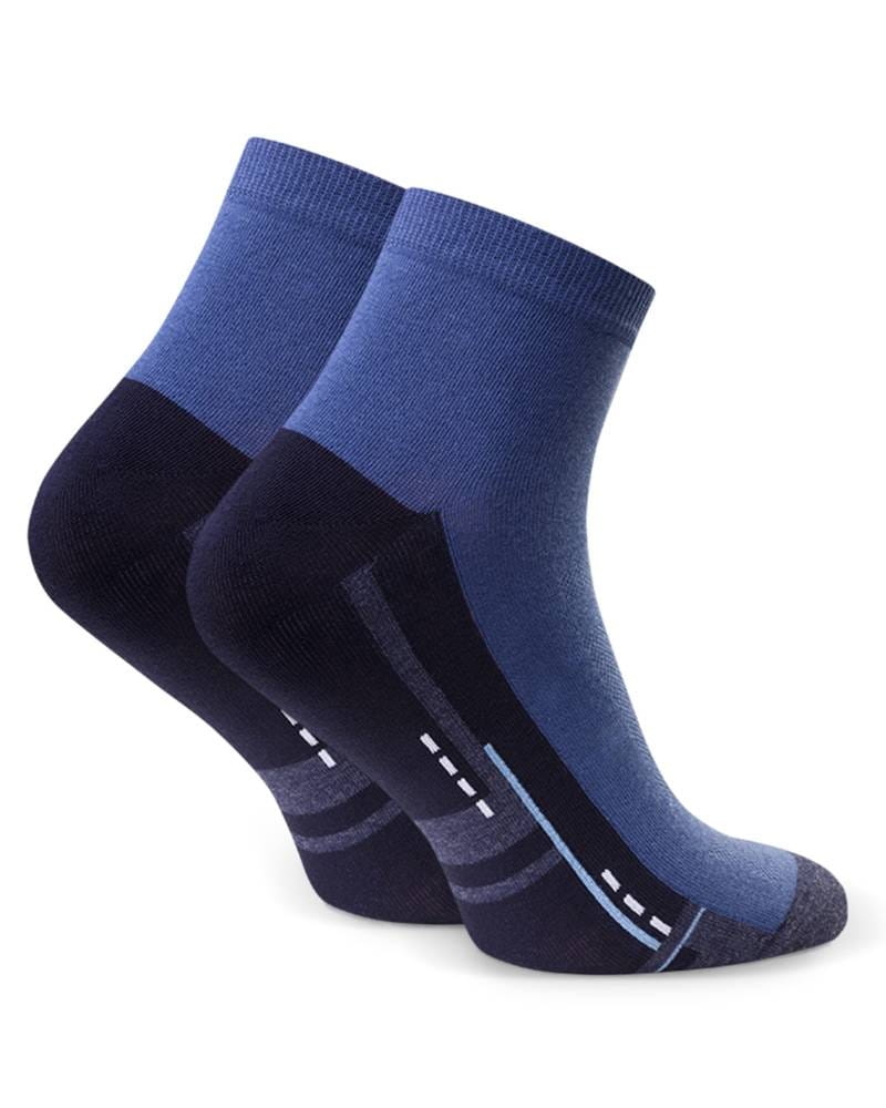 krótkie-skarpetki-męskie-za-kostkę-steven-054-292-kolor-jeansowy