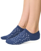 Stopki damskie wzorzyste Steven 021/068 jeans