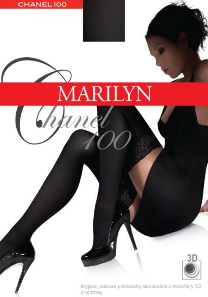 Pończochy samonośne kryjące z koronką Marilyn Chance 100 den.jpg
