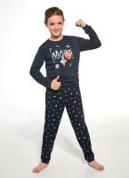 chłopieca-pizama-dluga-cornette-593-141-mars-granat