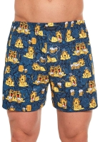 kolorowe bokserki męskie luźny fason  w śmieszne kolorowe wzory cornette 001/127 Lwy.jpg