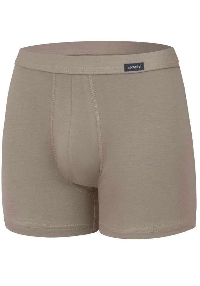 bokserki męskie gładkie cornette authentic perfect 220 khaki