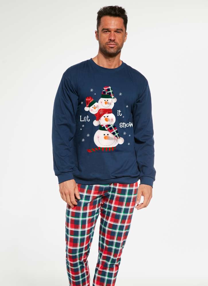 świateczna_piżama_męska_cornette_115-236_snowman_pomysł_na gwiasdkowy_prezent