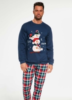 świateczna_piżama_męska_cornette_115-236_snowman_pomysł_na gwiasdkowy_prezent
