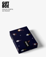 pudełko prezentowe w tym samym kolorze co bokserki świateczne atlantic 2gmh-019