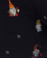 bokserki świateczne atlantic  granatowe gnomy