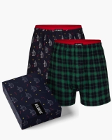Bokserki świąteczne męskie Atlantic 2 pack 2GMB-004