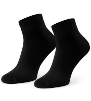 Skarpety gładkie krótkie męskie Steven Sport  054-087 czarne