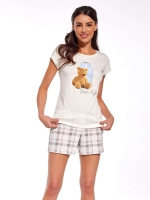 komplet piżam dla mamy i córki cornette good night piżama damska 628-271