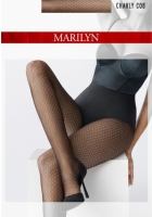 rajstopy damskie wzorzyste Marilyn Charly C09 czarne