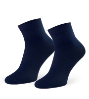 Bambusowe skarpety męskie za kostkę Steven 028 kolor granat