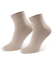 Bambusowe skarpety męskie za kostkę Steven 028 kolor beżowy