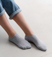 bawełniane stopki damskie w ażurowe wzory steven comet 066