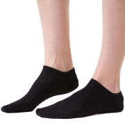 czarne ażurowe stopki damskie steven 066