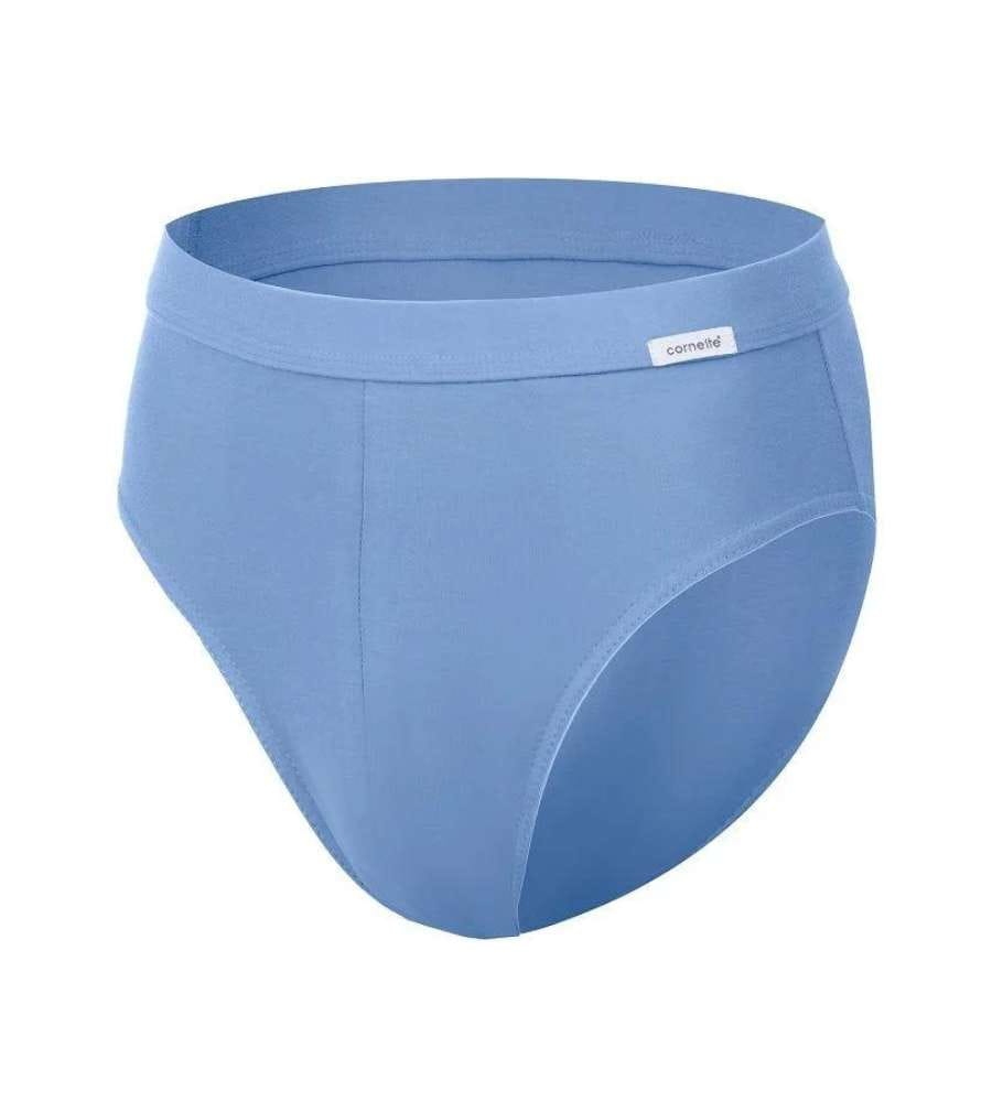 majtki-slipy-gładkie-klasyczne-cornette-authentic-221-blue