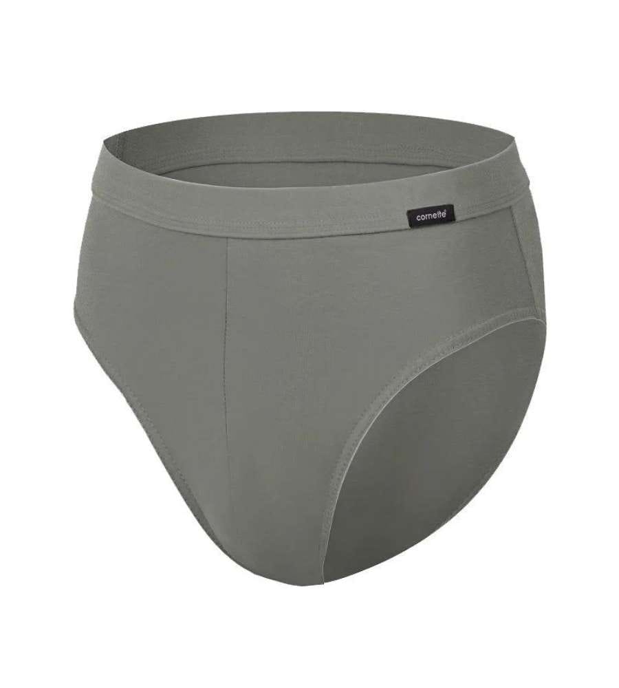 zielone-majtki-bawełniane-slipy-męskie-gładkie-cornette-221-kolor-khaki-zielony