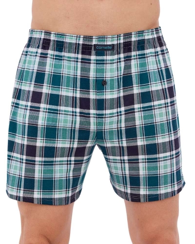 Cornette bokserki męskie luźne w kratkę 002-291 comfort