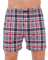 Cornette bokserki męskie luźne w kratkę 002-290 comfort 