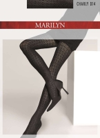marilyn charly d14 rajstopy damskie żakardowe w kwiaty czarne 60 den.jpg