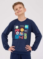 pizama dla chłopca cornette 268-159 winner granat