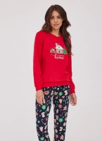 Piżama świąteczna damska Cornette 671/372 Home