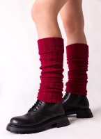 getry damskie ocieplacze na łydki steven 068 kolor bordowy