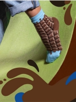 Skarpety Gatta x Wedel tabliczka czekolady Milky Choco