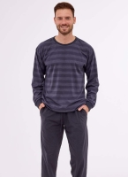 pizama męska cornette 117-280 loose 15 kolor grafit