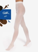 Rajstopy damskie Gatta-Wedel inspirowane czekoladą. Kolor white choco- biała czekolada ecru