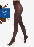 Rajstopy damskie Gatta-Wedel inspirowane gorzką czekoladą. Kolor dark choco- ciemny brąz
