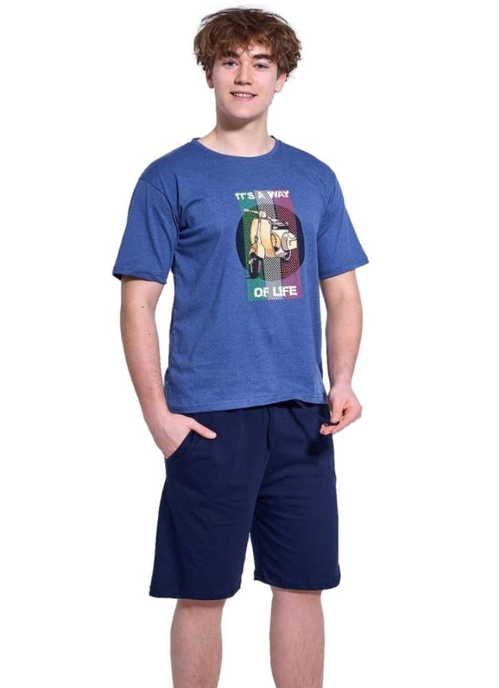 Cornette piżama młodzieżowa chłopięca 500/49 Scooter