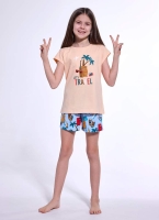 Walacyjna pizamka dziewczęca cornette 788/110 Travel