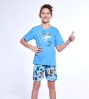 chłopięca piżama letnia cornette travel