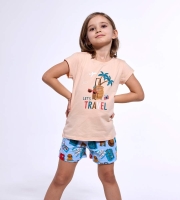 letnia piżama dla dziewczynki cornette travel