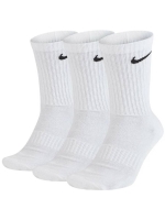 Skarpety sportowe treningowe Nike damskie i męskie Everyday Cushion Crew 3 pary SX 7664 100 kolor biały skarpety sportowe Nike Nike skarpety do biegania skarpety treningowe Nike skarpety Nike na siłownię skarpety sportowe męskie Nike