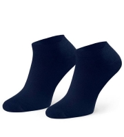 Skarpetki-stopki-bambusowe-męskie-Steven-094- gładkie-granatowe