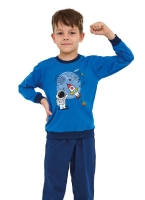 Piżama dla chłopca długa Cornette 593/966-176 Galaxy