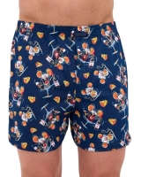 Bokserki męskie luźne w imprezowe myszki Cornette 001-176 classic kolor granat