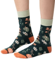 Skarpetki-damskie-w-dynie-brązowe-skarpetki-dyniowe-steven-017-planeta-ziemia