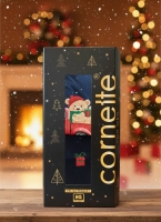 Zestaw świąteczny Cornette gift 914/01 bokserki i skarpety