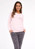 Piżama damska w śnieżynki Cornette 163/461 Snow