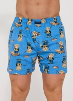 Bokserki męskie Miś na rybach  Cornette 001/188 classic