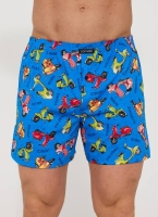 Bokserki męskie Włoskie skutery Cornette 001-185 classic to idealna propozycja dla miłośników podróży i klasycznego stylu.