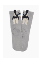 Skarpety damskie z pieskiem Husky Marilyn F88 szare